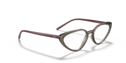 Transparent Grey - 0RX7188 8056597360166 Ray-Ban Vista Eyeglasses Woman Cat Eye