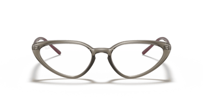 Transparent Grey - 0RX7188 8056597360166 Ray-Ban Vista Eyeglasses Woman Cat Eye