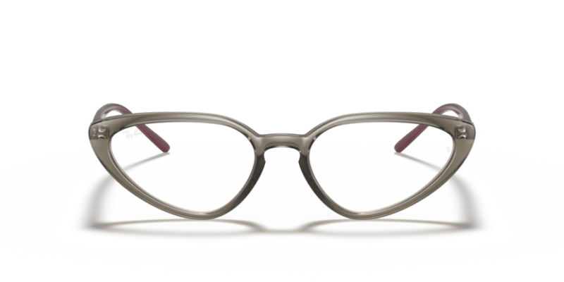 Transparent Grey - 0RX7188 8056597360166 Ray-Ban Vista Eyeglasses Woman Cat Eye