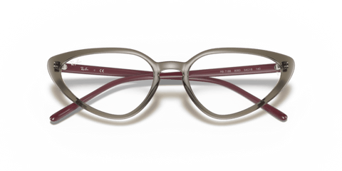 Transparent Grey - 0RX7188 8056597360166 Ray-Ban Vista Eyeglasses Woman Cat Eye