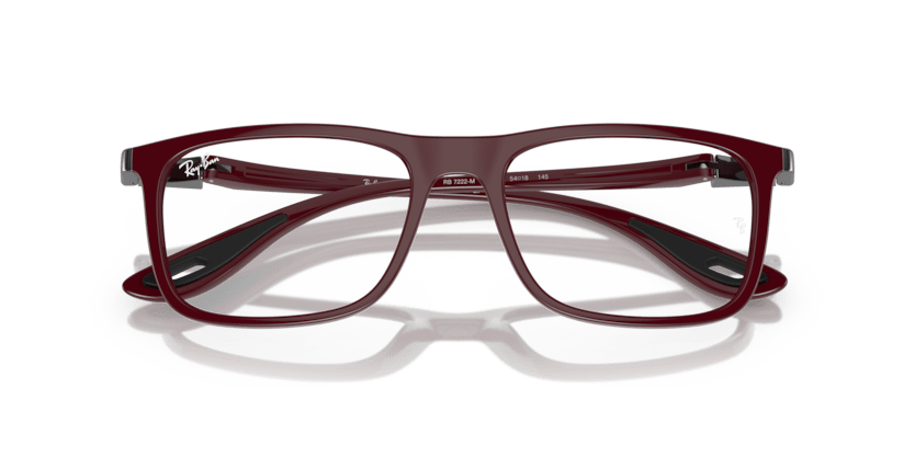 0RX7222M - Ray - Ban Vista - Red - (Dark Red F681) - 54 - 18 - 145 MM - Ardor Eyewear 8056597854009