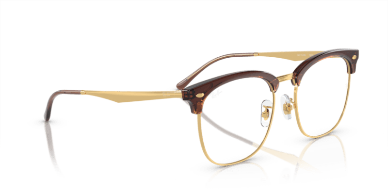 Transparent Dark Brown On Gold - 0RX7318D 8056597944175