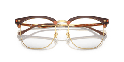 Transparent Dark Brown On Gold - 0RX7318D 8056597944175