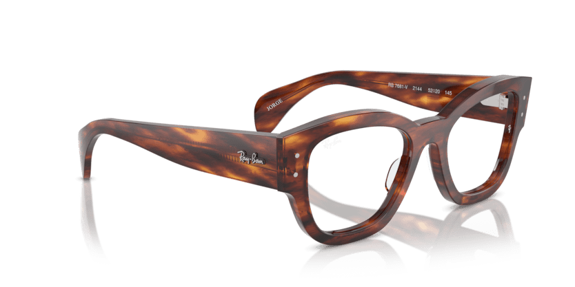 0RX7681V - Ray - Ban Vista - Brown - (Striped Havana 2144) - 52 - 20 - 145 MM - Ardor Eyewear 8056262037683