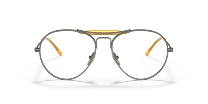 Grey - 0RX8063V 8056597422420 Ray-Ban Vista Eyeglasses Unisex Pilot