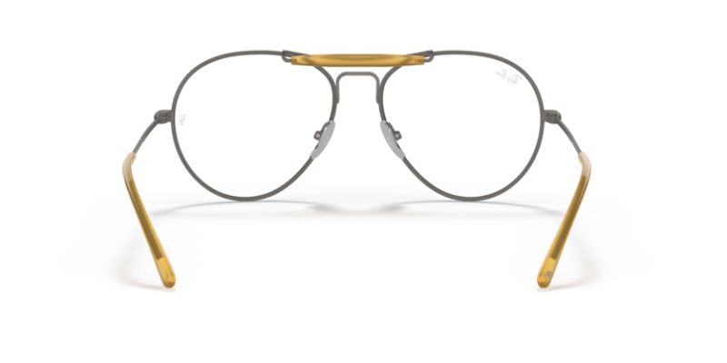 Grey - 0RX8063V 8056597422420 Ray-Ban Vista Eyeglasses Unisex Pilot