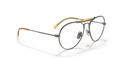 Grey - 0RX8063V 8056597422420 Ray-Ban Vista Eyeglasses Unisex Pilot