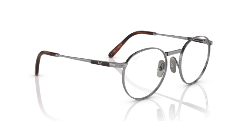 Silver - 0RX8237V 8056597656603 Ray-Ban Vista Eyeglasses Unisex Phantos