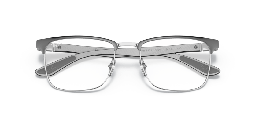 0RX8421 - Ray - Ban Vista - Grey - (Grey On Silver 3125) - 52 - 19 - 145 MM - Ardor Eyewear 8056597624367