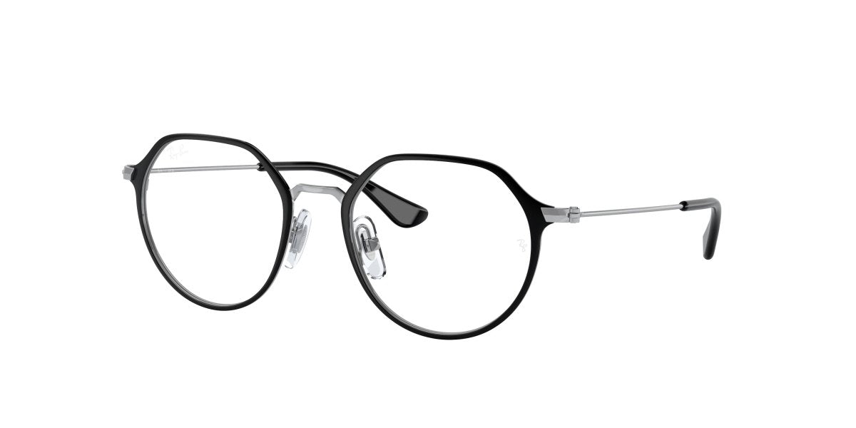 0RY1058 - Ray - Ban Junior Vista - Black - (Black On Silver 4064) - 45 - 18 - 130 MM - Ardor Eyewear 8056597731416