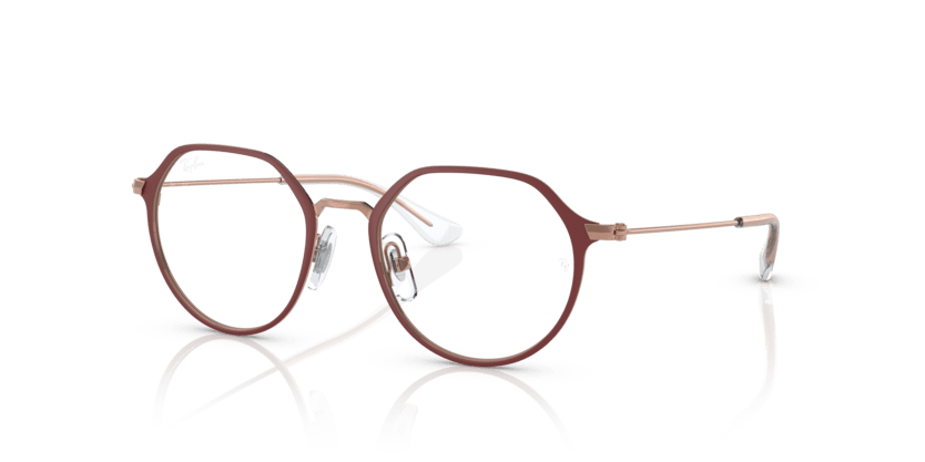 0RY1058 - Ray - Ban Junior Vista - Red - (Bordeaux On Rose Gold 4077) - 45 - 18 - 130 MM - Ardor Eyewear 8056597731454