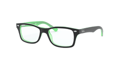 0RY1531 - Ray - Ban Junior Vista - Black - (Black On Green 3764) - 48 - 16 - 130 MM - Ardor Eyewear 8053672978230