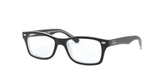 0RY1531 - Ray - Ban Junior Vista - Black - (Black On Transparent 3529) - 48 - 16 - 130 MM - Ardor Eyewear 8053672051926