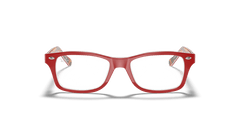 0RY1531 - Ray - Ban Junior Vista - Red - (Red On Texture Brown 3804) - 46 - 16 - 125 MM - Ardor Eyewear 8056597083072