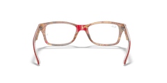 0RY1531 - Ray - Ban Junior Vista - Red - (Red On Texture Brown 3804) - 46 - 16 - 125 MM - Ardor Eyewear 8056597083072