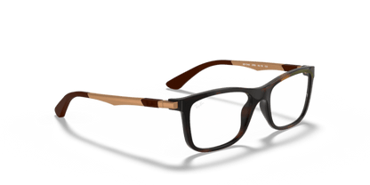 Havana - 0RY1549 8053672978377 Ray-Ban Junior Vista Eyeglasses Kids Unisex Square