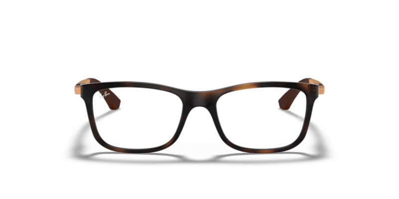 Havana - 0RY1549 8053672978377 Ray-Ban Junior Vista Eyeglasses Kids Unisex Square