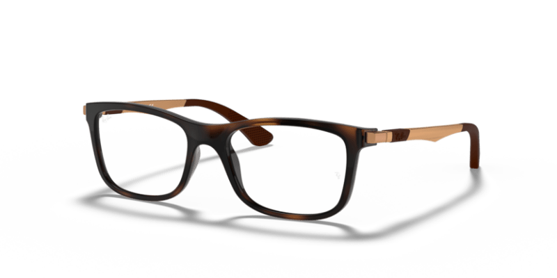 Havana - 0RY1549 8053672978377 Ray-Ban Junior Vista Eyeglasses Kids Unisex Square