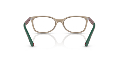 Transparent Brown - 0RY1586 7895653249837 Ray-Ban Junior Vista Eyeglasses Kids Unisex Square