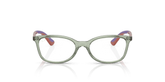 0RY1586 - Ray - Ban Junior Vista - Green - (Transparent Green 3922) - 49 - 16 - 130 MM - Ardor Eyewear 7895653249844