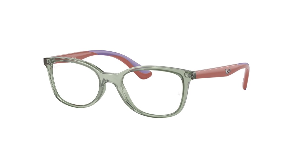 0RY1586 - Ray - Ban Junior Vista - Green - (Transparent Green 3922) - 49 - 16 - 130 MM - Ardor Eyewear 7895653249844