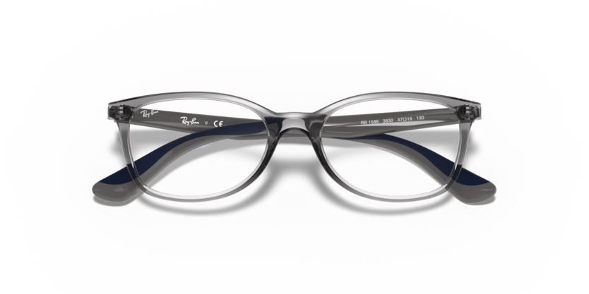 0RY1586 - Ray - Ban Junior Vista - Grey - (Transparent Grey 3830) - 47 - 16 - 130 MM - Ardor Eyewear 8056597186919