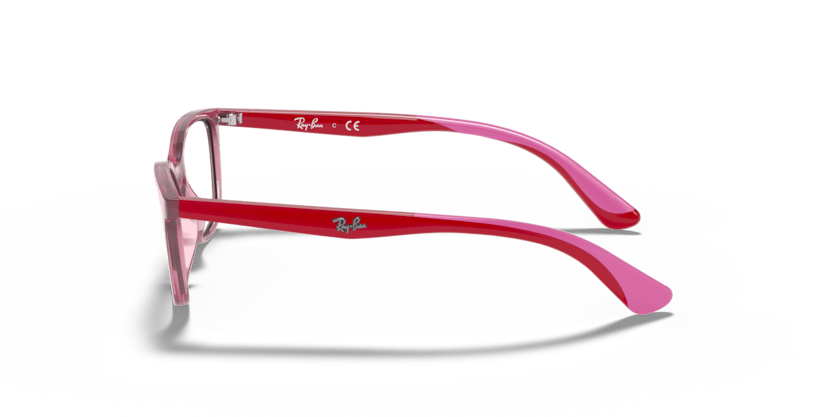 0RY1586 - Ray - Ban Junior Vista - Red - (Transparent Red 3777) - 47 - 16 - 130 MM - Ardor Eyewear 8053672972023