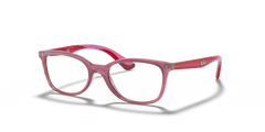 0RY1586 - Ray - Ban Junior Vista - Red - (Transparent Red 3777) - 47 - 16 - 130 MM - Ardor Eyewear 8053672972023