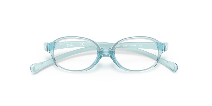 0RY1587 - Ray - Ban Junior Vista - Blue - (Transparent Light Blue 3769) - 39 - 14 - 125 MM - Ardor Eyewear 8053672940169