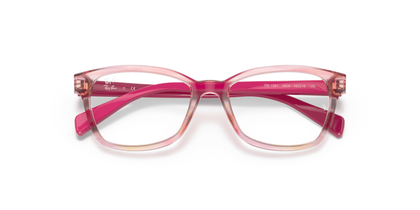 0RY1591 - Ray - Ban Junior Vista - Violet - (Striped Fuxia 3806) - 46 - 16 - 125 MM - Ardor Eyewear 8056597126137