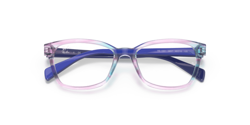 0RY1591 - Ray - Ban Junior Vista - Violet - (Violet Striped Multicolor 3807) - 46 - 16 - 125 MM - Ardor Eyewear 8056597126151