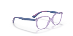 0RY1598 - Ray - Ban Junior Vista - Violet - (Transparent Violet 3885) - 47 - 16 - 130 MM - Ardor Eyewear 8056597553667