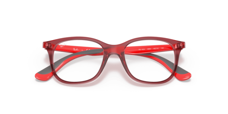 Ray-Ban Junior Vista 0RY1604 Transparent Red 8056597438759