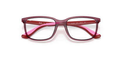 Ray-Ban Junior Vista 0RY1605 Transparent Pink 8056597437585