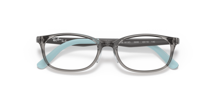 0RY1613D - Ray - Ban Junior Vista - Grey - (Transparent Grey 3908) - 49 - 16 - 140 MM - Ardor Eyewear 8056597681575