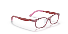 0RY1613D - Ray - Ban Junior Vista - Pink - (Transparent Pink 3777) - 49 - 16 - 140 MM - Ardor Eyewear 8056597681582