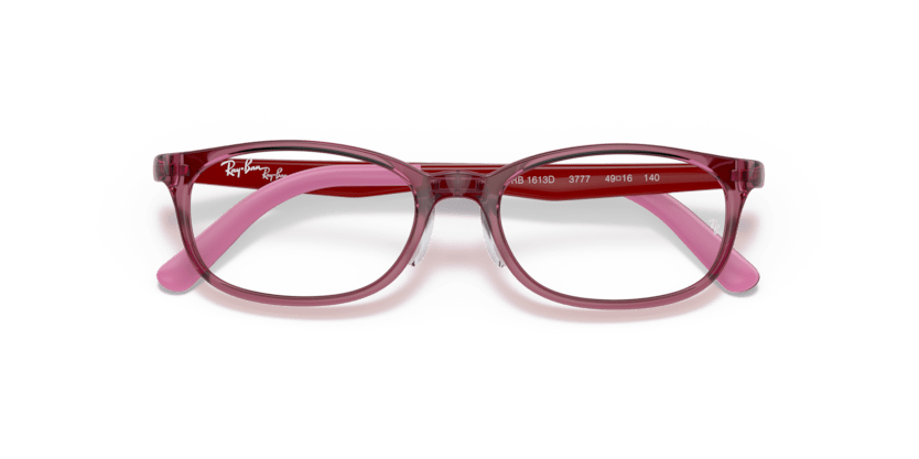 0RY1613D - Ray - Ban Junior Vista - Pink - (Transparent Pink 3777) - 49 - 16 - 140 MM - Ardor Eyewear 8056597681582