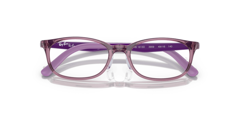 0RY1613D - Ray - Ban Junior Vista - Violet - (Transparent Purple 3909) - 49 - 16 - 140 MM - Ardor Eyewear 8056597848367