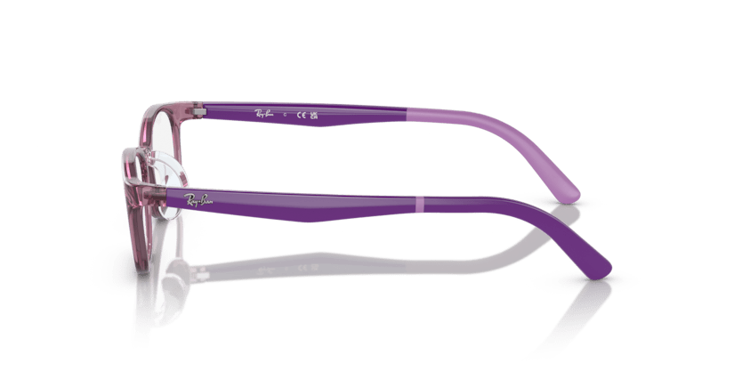 0RY1613D - Ray - Ban Junior Vista - Violet - (Transparent Purple 3909) - 49 - 16 - 140 MM - Ardor Eyewear 8056597848367