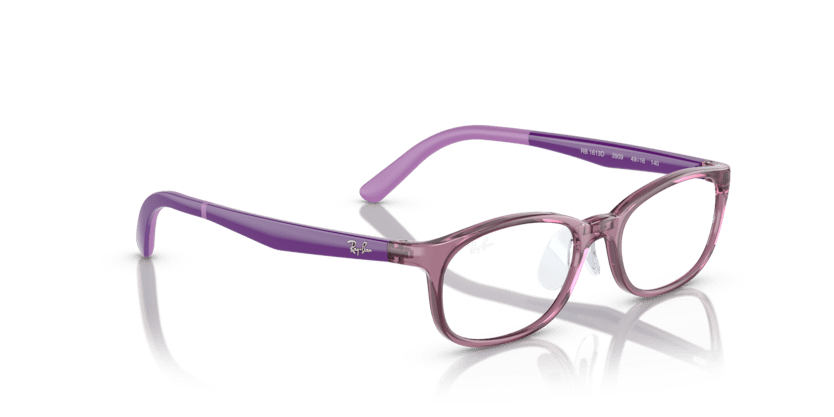 0RY1613D - Ray - Ban Junior Vista - Violet - (Transparent Purple 3909) - 49 - 16 - 140 MM - Ardor Eyewear 8056597848367