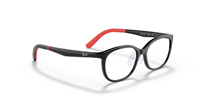 0RY1614D - Ray - Ban Junior Vista - Black - (Black 3876) - 49 - 15 - 140 MM - Ardor Eyewear 8056597681681