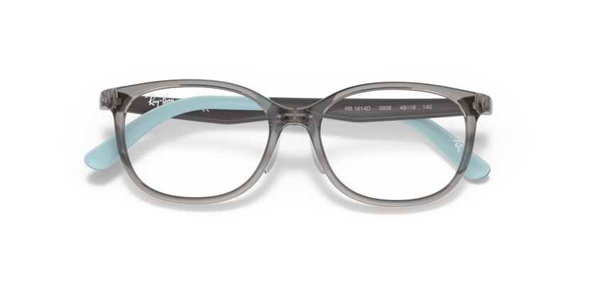 0RY1614D - Ray - Ban Junior Vista - Grey - (Transparent Grey 3908) - 49 - 15 - 140 MM - Ardor Eyewear 8056597681698