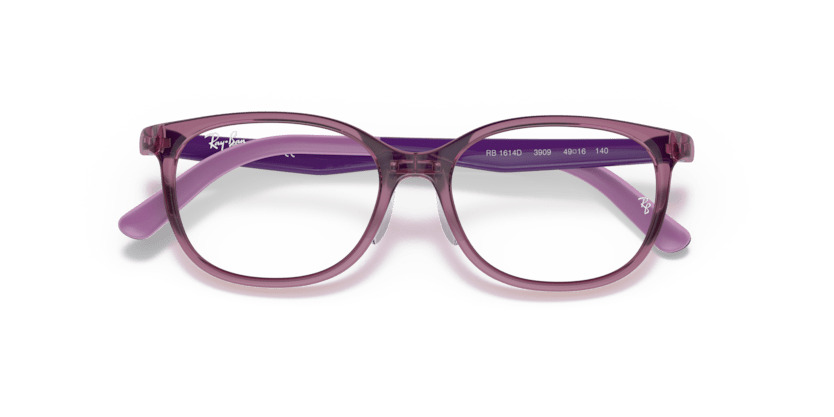 0RY1614D - Ray - Ban Junior Vista - Violet - (Transparent Purple 3909) - 49 - 15 - 140 MM - Ardor Eyewear 8056597681704