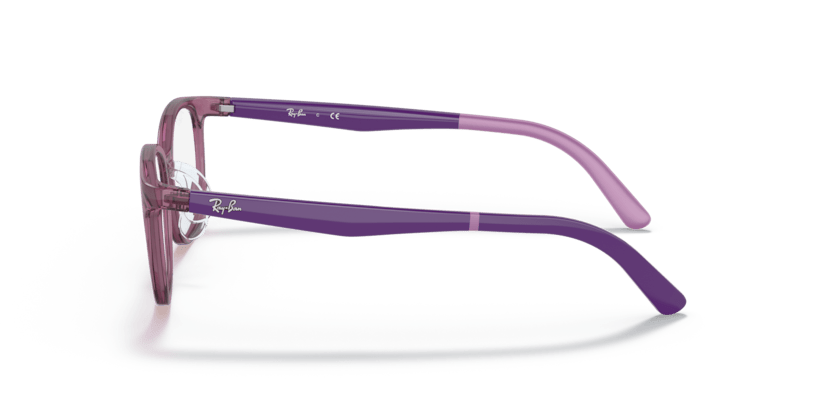 0RY1614D - Ray - Ban Junior Vista - Violet - (Transparent Purple 3909) - 49 - 15 - 140 MM - Ardor Eyewear 8056597681704