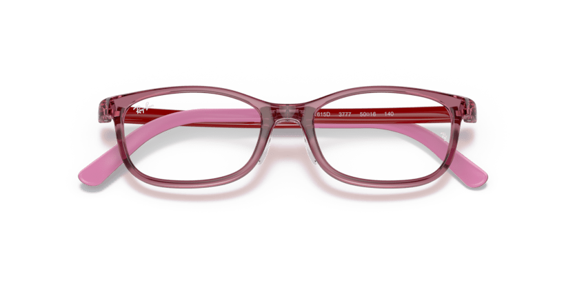 0RY1615D - Ray - Ban Junior Vista - Pink - (Transparent Pink 3777) - 48 - 16 - 140 MM - Ardor Eyewear 8056597685566