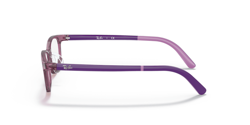 0RY1615D - Ray - Ban Junior Vista - Violet - (Transparent Purple 3909) - 48 - 16 - 140 MM - Ardor Eyewear 8056597685573