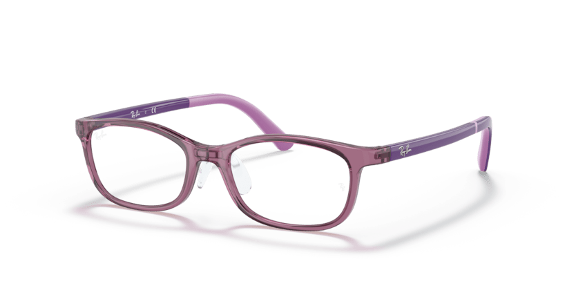 0RY1615D - Ray - Ban Junior Vista - Violet - (Transparent Purple 3909) - 48 - 16 - 140 MM - Ardor Eyewear 8056597685573