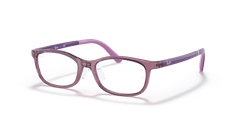 0RY1615D - Ray - Ban Junior Vista - Violet - (Transparent Purple 3909) - 48 - 16 - 140 MM - Ardor Eyewear 8056597685573