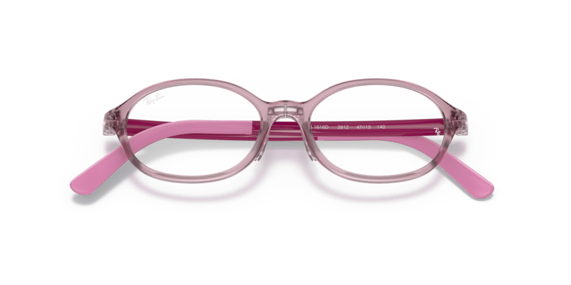 0RY1616D - Ray - Ban Junior Vista - Pink - (Transparent Pink 3912) - 45 - 15 - 140 MM - Ardor Eyewear 8056597690980