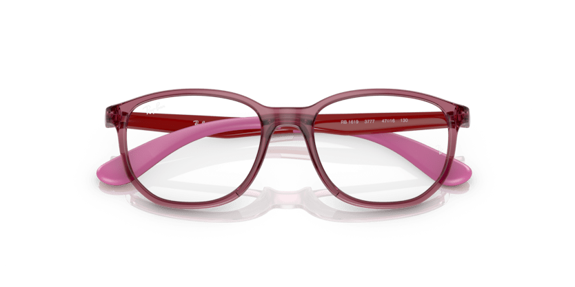 0RY1619 - Ray - Ban Junior Vista - Pink - (Transparent Pink 3777) - 49 - 16 - 130 MM - Ardor Eyewear 8056597732567